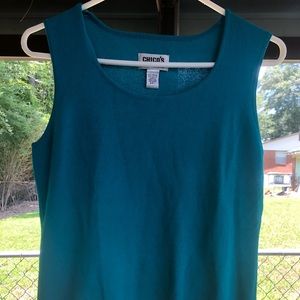 Teal Chico’s Tank